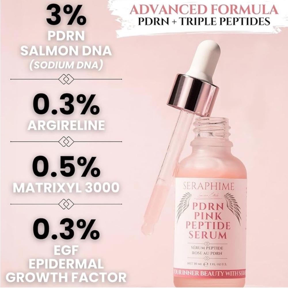PDRN Pink Peptide Copper Peptide Serum & Advanced PDRN Rejuvenating Cream Bundle - Picture 5 of 16